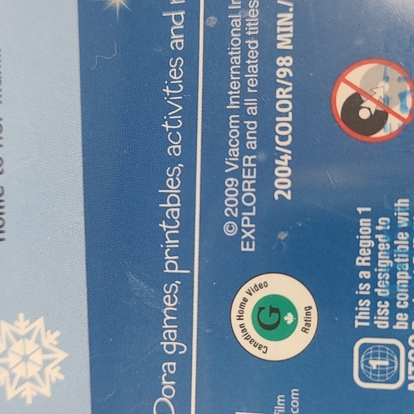 Dora's Christmas DVD Dora the Explorer Preschool Learning Video - Picture 3 of 6